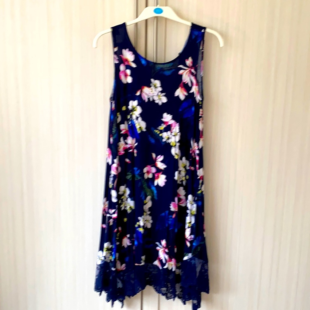 Medium Flower Print Cotton Dress